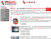 Tablet Screenshot of cdquick.ch